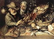 PASSEROTTI, Bartolomeo The Fishmonger's Shop agf oil painting artist